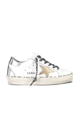 Golden Goose: Белые кроссовки  Hi Star