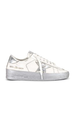 Golden Goose: Белые кроссовки  Stardan