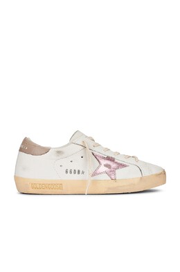 Golden Goose: Белые кроссовки  Super Star