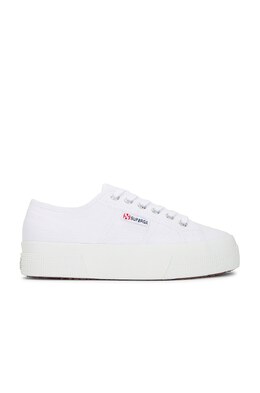 Superga: Белые кроссовки 