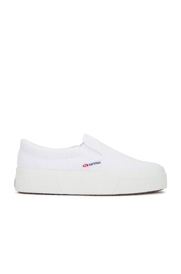 Superga: Белые кроссовки 