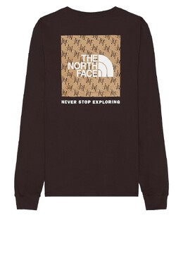 The North Face: Коричневая футболка Box