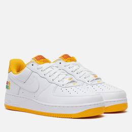 Nike: Белые кроссовки Air Force 1 Low Retro