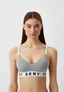 DKNY: Серый бюстгальтер 