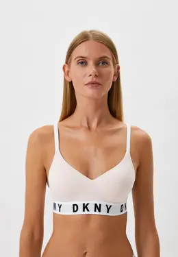 DKNY: Бежевый бюстгальтер 