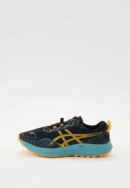 ASICS: Чёрные кроссовки 