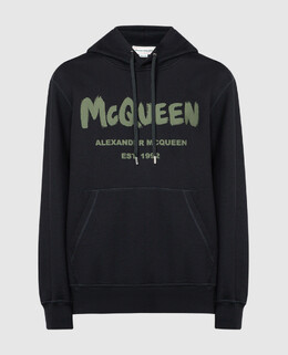 Alexander McQueen: Чёрная толстовка  Graffiti