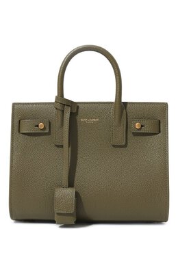 Saint Laurent: Зелёная сумка Sac de Jour