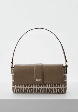 DKNY: Коричневая сумка 