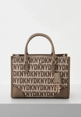 DKNY: Коричневая сумка 