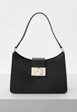 Furla: Чёрная сумка 