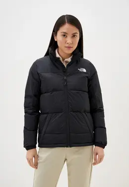 The North Face: Чёрный пуховик 