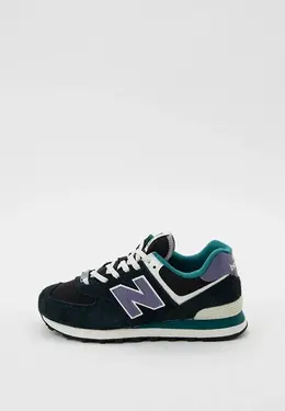 New Balance: Зелёные кроссовки