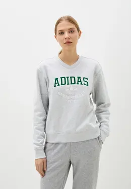 adidas Originals: Серый свитшот 