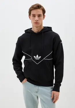 adidas Originals: Чёрная толстовка 