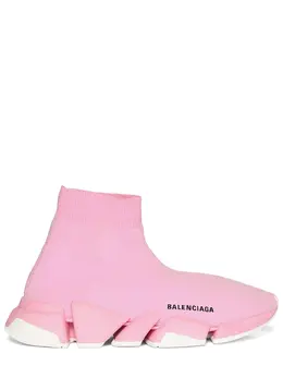 BALENCIAGA: Светлые кроссовки  Speed.2