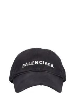 BALENCIAGA: Чёрная кепка 