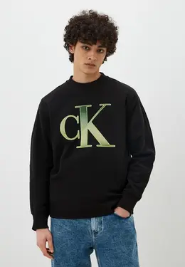 Calvin Klein Jeans: Чёрный свитшот 