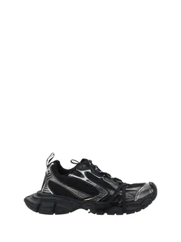 Balenciaga: Чёрные кроссовки 