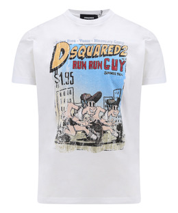 Dsquared2: Хлопковая футболка 