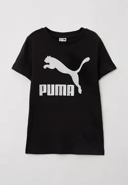 PUMA: Чёрная футболка 