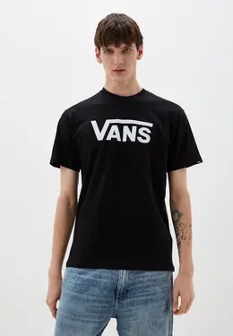 Vans: Чёрная футболка 