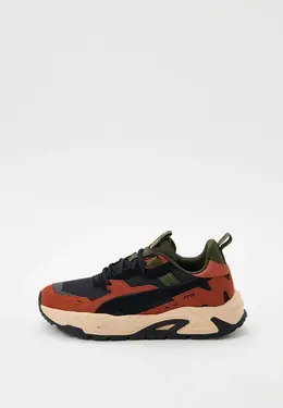 PUMA: Оранжевые кроссовки 