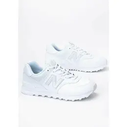 New Balance: Белые кроссовки 