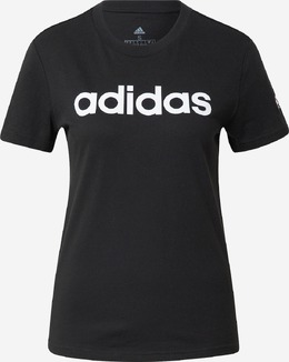 Adidas: Чёрная футболка  Essentials