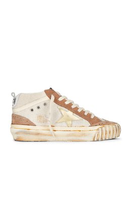 Golden Goose: Белые кроссовки  Mid Star