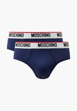 Moschino Underwear: Синие трусы