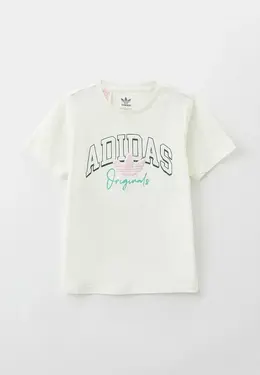 adidas Originals: Белая футболка 