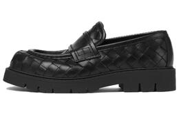 Bottega Veneta: Чёрные туфли 