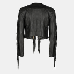 Balmain: Кожаная куртка Biker