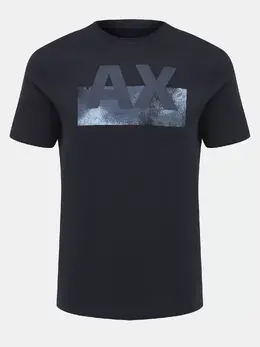 Armani Exchange: Тёмная футболка 