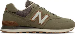 New Balance: Кроссовки  574 цвета хаки