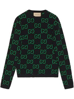 Gucci: Свитер GG Supreme из шерсти