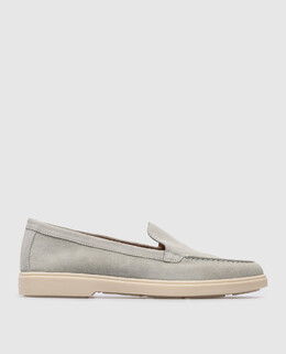 Santoni: Зелёные лоферы 