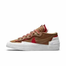 NIKE: Коричневые кроссовки  Blazer Low Sacai