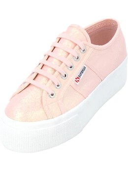 Superga: Розовые кроссовки 