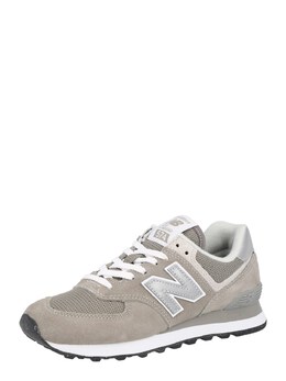 New Balance: Серые кроссовки  574