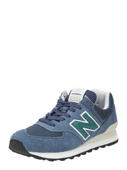 New Balance: Тёмные кроссовки  574