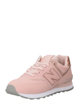 New Balance: Розовые кроссовки  574