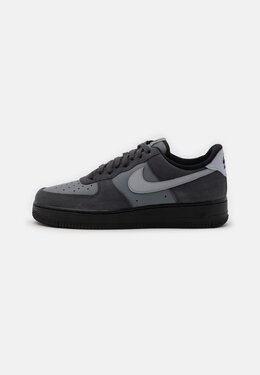 Nike: Тёмные кроссовки Air Force 1