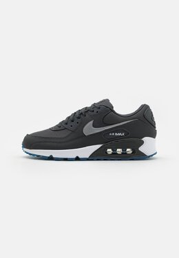 Nike: Серебристые кроссовки Air Max 90