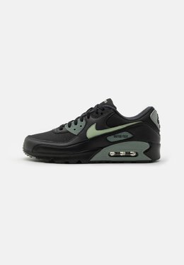 Nike: Чёрные кроссовки Air Max 90