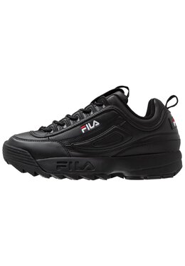 Fila: Чёрные кроссовки Disruptor