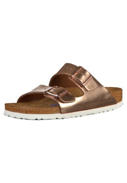 Birkenstock: Розовые сабо  Arizona