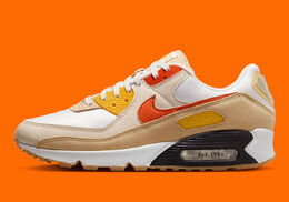 Nike: Белые кроссовки Air Max 90 SE