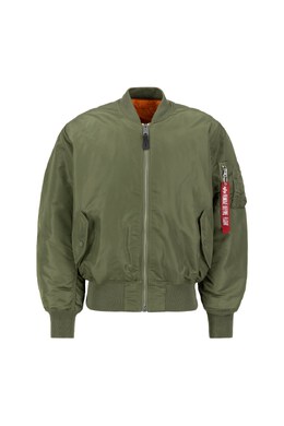 Alpha Industries: Куртка цвета хаки 